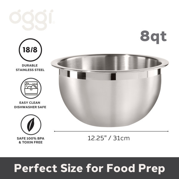 Oggi Prep Stainless Steel Mixing Bowl Wayfair